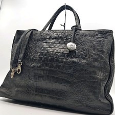 FURLA Black Croc Embossed