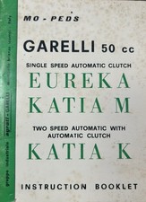 GARELLI 50cc MOPEDS - EUREKA / KATIA - INSTRUCTION BOOK 22 PAGES