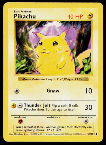 Pikachu 102 unlimited - pikachu, 58/102