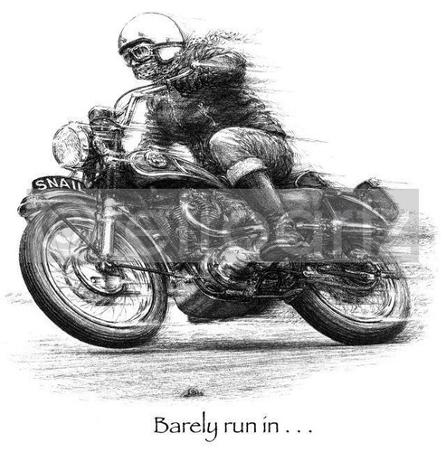 Retroartz vintage art - retroartz, norton