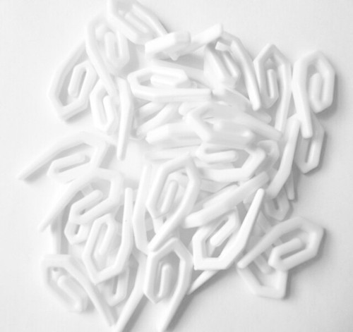 Strong white plastic - white, nylon