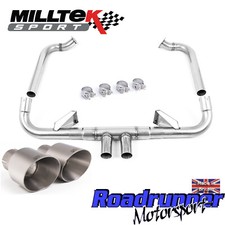 Milltek Exhaust Porsche Cayman 718 GTS 2.5T Stainless System Ti Tips SSXPO136