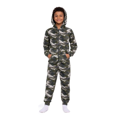 Kids unisex hooded camouflage - unisex,
