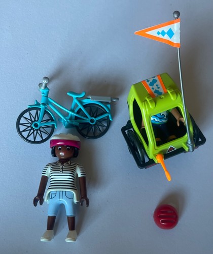 Playmobil bicycle and child - ,