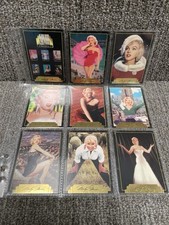 99 Marilyn Monroe 1995 GOLD FOIL SIGNED COLLECTOR Cards MMII Sports Time