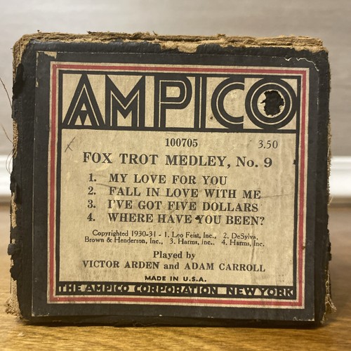 Ampico roll fox - fox, trot