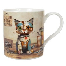 Ceramic Mug Bug Art Scrap