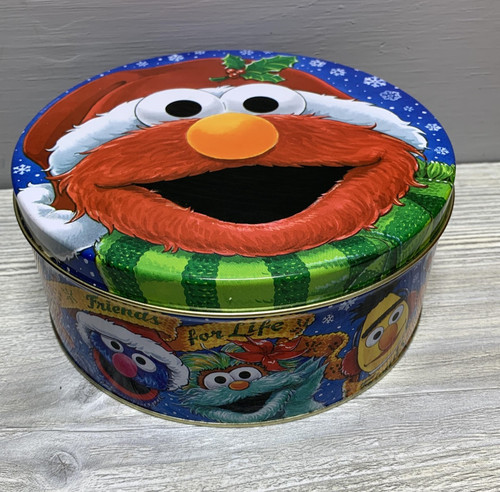Sesame street holiday tin elmo - sesame,