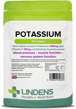 Potassium 200mg - 100 Tablets