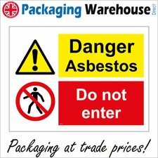 MU159 DANGER ASBESTOS DO NOT
