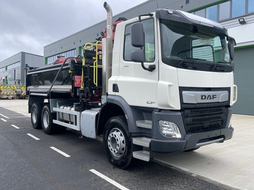 Daf 340 hiab grab tipper - 340,