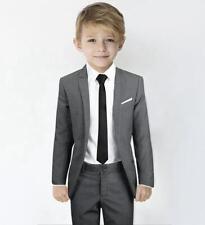 Boys Suits Boys Dark Grey Suit Page Boy Wedding Suit Party Prom Dinner Suits