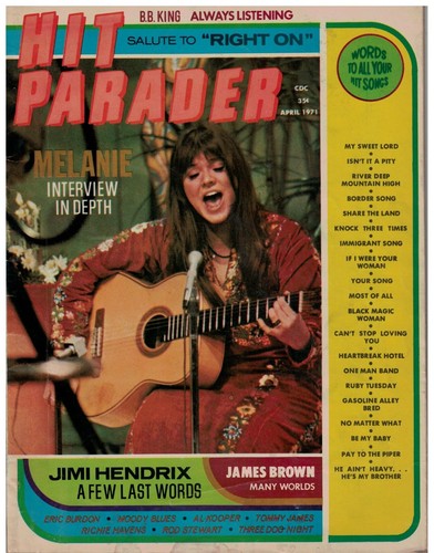 April 1971 issue hit - issue, parade