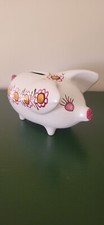 Vintage ARTHUR WOOD (England) Pottery Pig Money Box Number 5081