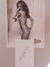 VICTORIA  BECKHAM SPICE GIRLS POSH Signed Page  Superb item Plus 10x8  Photo FAB