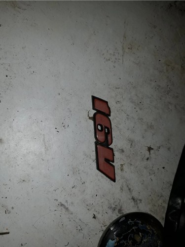 Corrado 16v red rear badge - red,