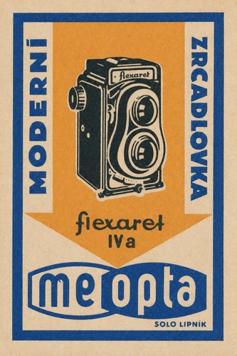 Vintage flexaret camera poster - camera,