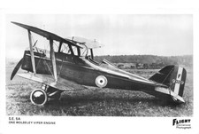 OLD AVATION POSTCARDS S.E 5A