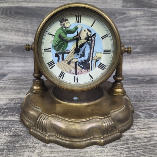 Antique brass monkey - antique, barber