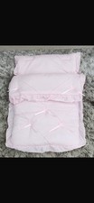 Baby footmuff pink pushchair - footmuff,