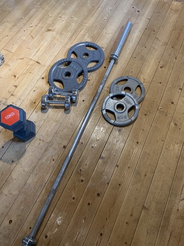 Whole set gym equipment - set,