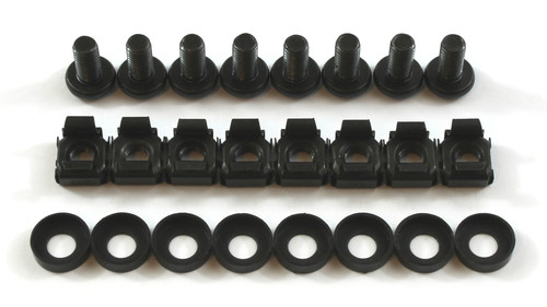 Black rack mount - m6,