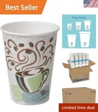 5356DX Dixie PerfecTouch 16 oz. Insulated Paper Hot Coffee Cup by PRO , Coffe...
