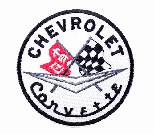 Chevrolet corvette embroidered - chevrolet,
