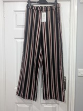 Vila Wide Leg Stripe Trousers