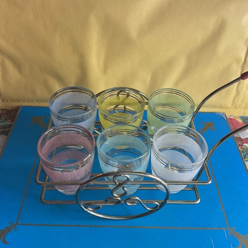 Vintage coloured liqueur - coloured,