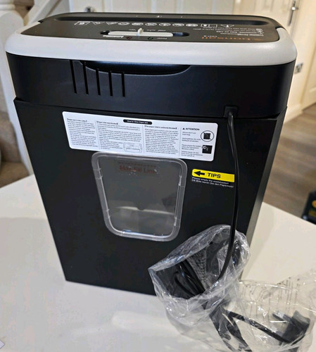 Black paper shredder - paper,