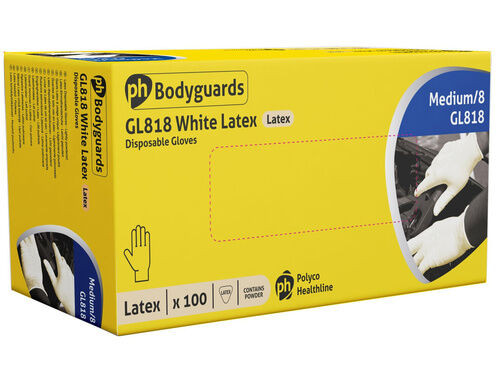 White latex box 100 - white, of