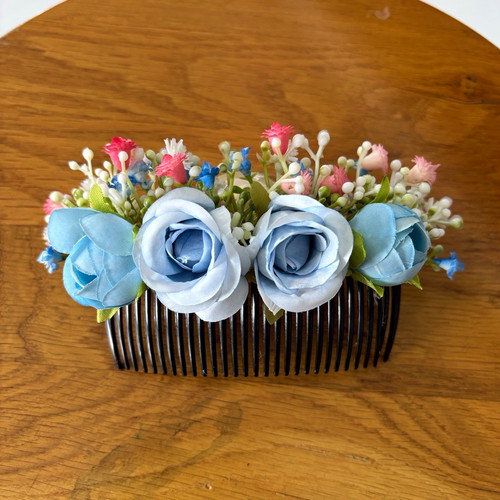 Women blue floral - floral, flower