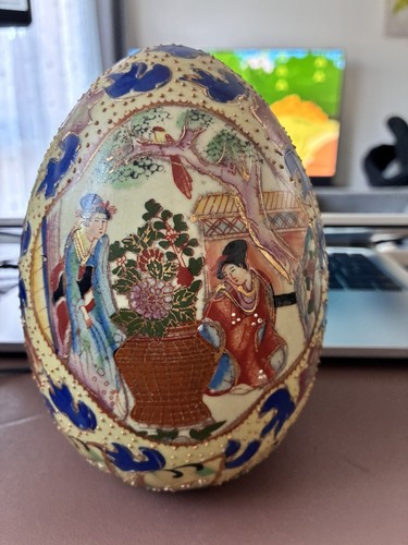 Japanese satsuma moriage egg - japanese,