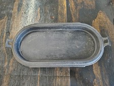 Antique Cast Iron Oval Griddle