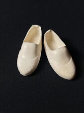 Vintage 1960 white spats shoes fit Sindy boyfriend Paul male boy doll