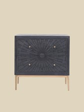 Amara Two Drawer Wooden Chest