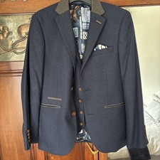  Next Blue 3 piece Suit 36
