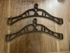Pair of Antique Cast Iron Laundry Brackets. 