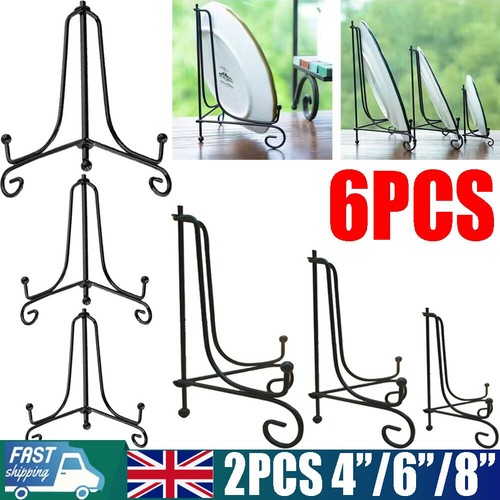 6pcs iron easel - 4/6/8", classic