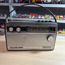 Vintage Rare Grundig music boy 204 transistor radio 1964 fm lw sw uhf working 