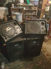 Vintage Peavey PA System - 2 Amp, 2 Speaker Combo