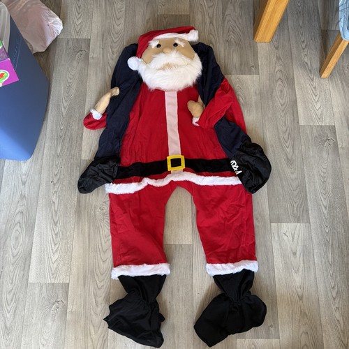 Adult santa claus piggyback - adult,