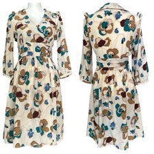 Vtg SARA BERMAN Wrap Dress sz