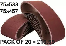 Sanding Belts  75mm x 457mm 