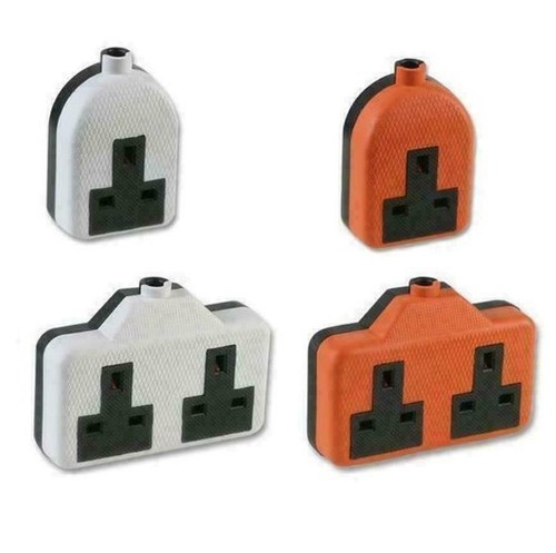Rubber socket white - socket,