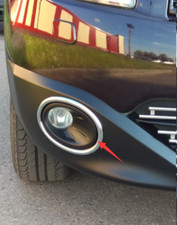 Chrome front fog light ring - chrome,