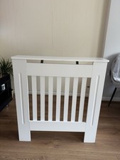 White Radiator Cover. Fit Small Radiator.  H 81.5cm X W 78cm X D 19cm