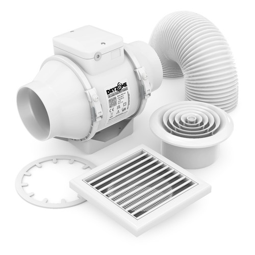 Dryzone inline extractor fan - extractor,