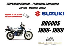 Suzuki DR600S DR600 S Service